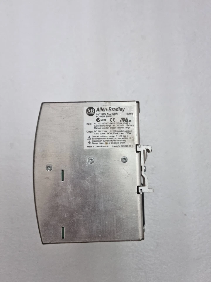 Allen Bradley 1606-XL240DR Power Supply 100-120/200-240Vac Output-Dc24V 10A